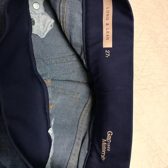 Gap Maternity Long and Lean Flare Jean 27R - Picture 3 of 3